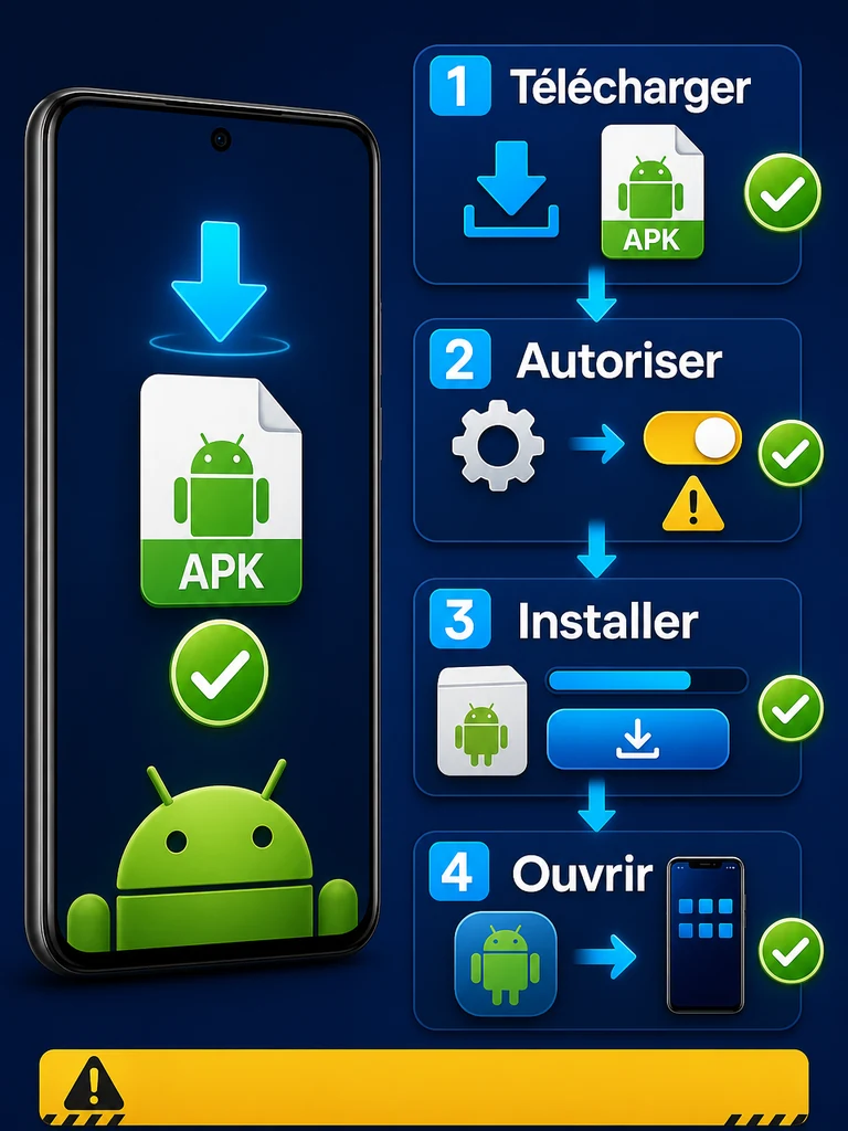 Installer 1xBet APK sur Android étape par étape